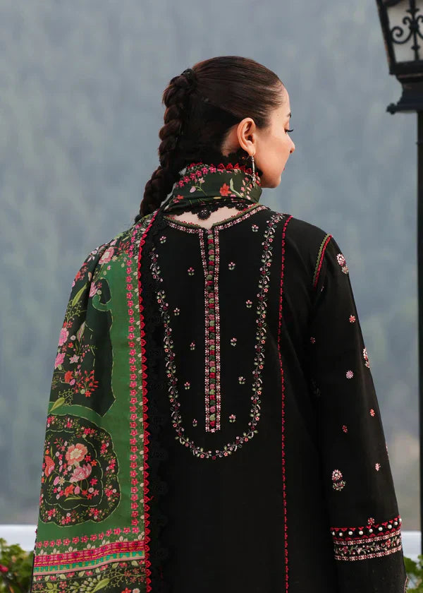 Embroidered Luxury Lawn Unstitched 3Pc | 1061