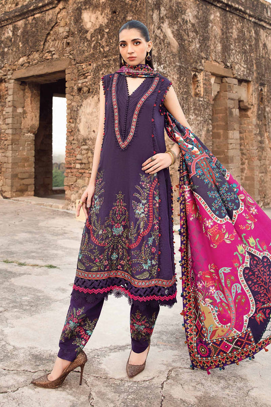 Embroidered Luxury Lawn Unstitched 3Pc | 1049