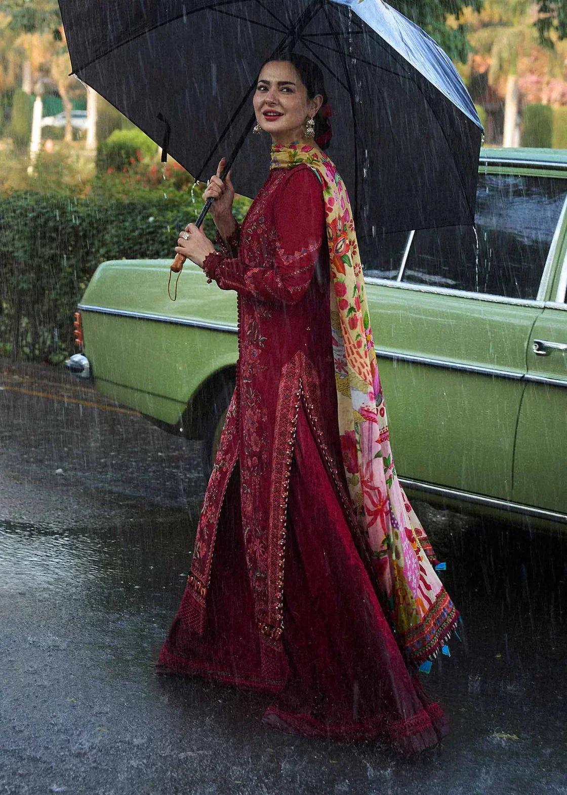 Embroidered Luxury Lawn Unstitched 3Pc | 1000