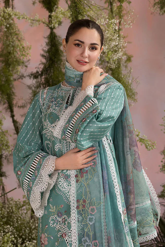 Luxury Lawn Design Unstitched Embroidered 3 Piece - Chikkankari Affair -2502