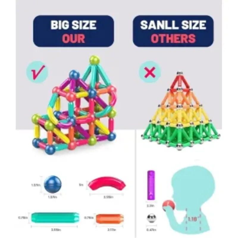 Magnetic Stick Building Blocks
